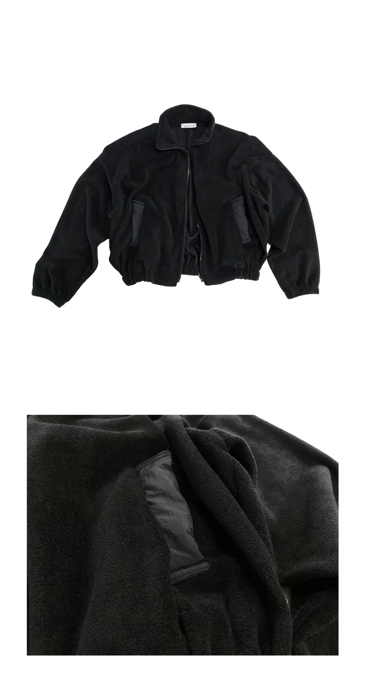 fleece blouson zip-up 상세 이미지 5